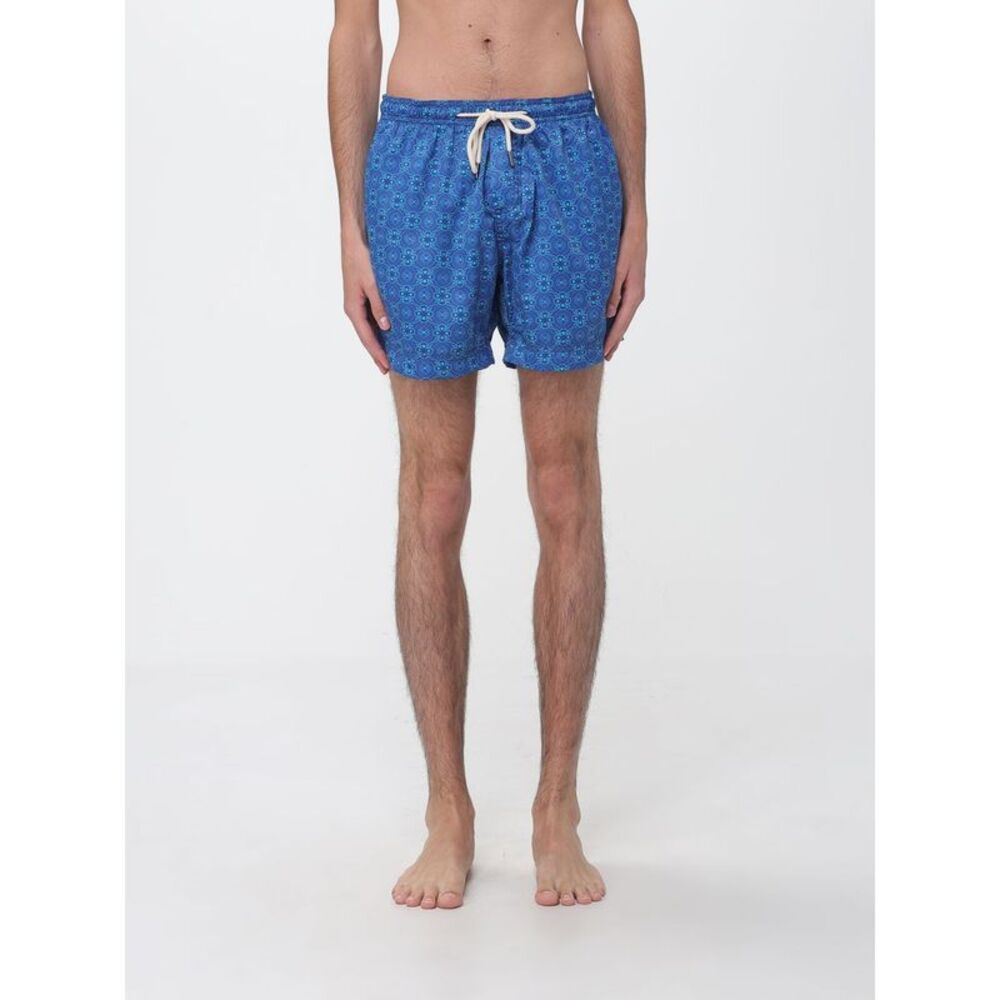 Peninsula Men Short Ethnic Pattern Swim Shorts Peninsula With Drawstring Waist